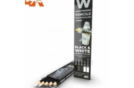 Weathering Pencils Black and White